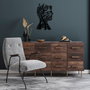 Wallity Tree Man - 317 Escultura de Pared Negra